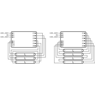 QTP5 electronic ballast
