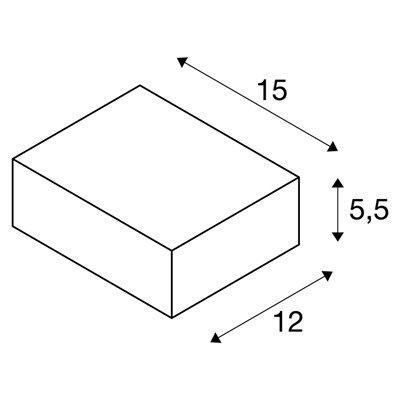 Quadrasyl Aplique de exterior antracita