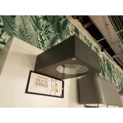 Quadrasyl Lampa ścienna zewnętrzna antracyt