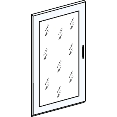 Quadri Prisma con porte trasparenti per contenitori Pack 3 file da 550mm
