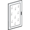 Quadri Prisma con porte trasparenti per contenitori Pack 3 file da 550mm