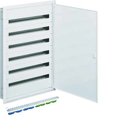 Quadro completo 6x36 moduli + morsetti PE/N IP30/I classe pt.