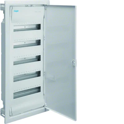 Quadro da incasso IP30, 5 file, 60 moduli