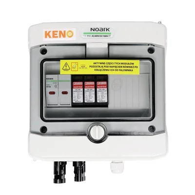 Quadro di distribuzione CC con scaricatore di sovratensione tipo 2 da 1000 V, 1 stringa fotovoltaica, 1 MPPT, 2 protezioni per convertitori da 15 A
