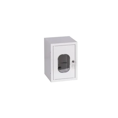 QUADRO ELETTRICO NRL 1F CON SERRATURA E VETRO (4-248) RAL 9003