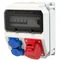 Quadro fisso in plastica, tipo "ANDRYCHÓW", tenuta dell'involucro IP67, 9 m Pg21 ingresso - uscita 32/5xB32 16/5xB16