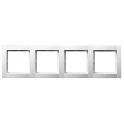 Quadruple cadre blanc, fiorena