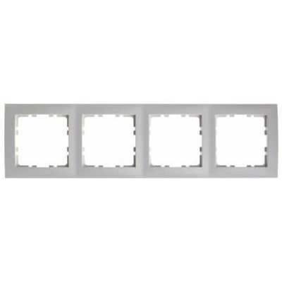 Quadruple white frame