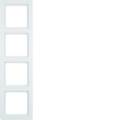 Quadruple white frame, Q.1