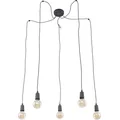 QUALLE 5X60W E27 HANGING BLACK