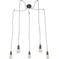 QUALLE 5X60W E27 SUSPENDU NOIR