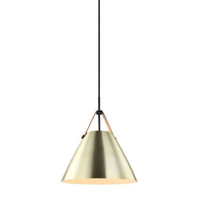 QUANTO Lampada a sospensione E27 IP20 ottone