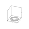 QUARDIP SL Lampada da soffitto bianca