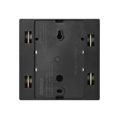 QUARTO AC, timbre electromecánico cableado de dos tonos, 230 V, negro