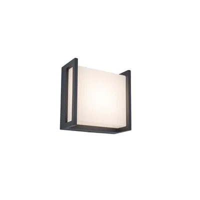 QUBO Lampada da parete 8W LED 650lm 3000K IP54 grigio