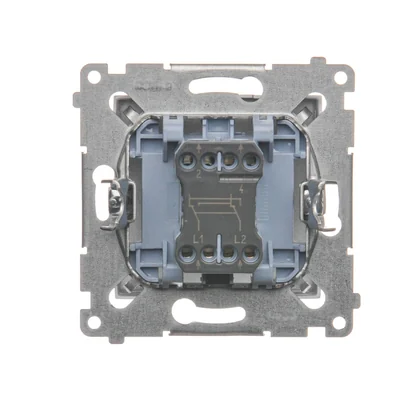 Querverbinder (Modul) 16A 250V Schraubklemmen silber (metallic)