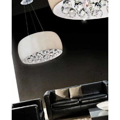 QUINCE 40 White hanging lamp