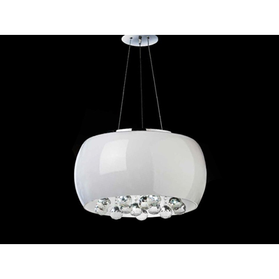 QUINCE 40 White hanging lamp