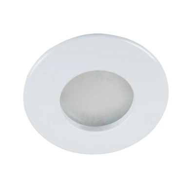 QULES AS Foco de techo L-A 35W GU10 230V cuadrado blanco