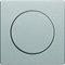 Q.x Aluminum front plate with knob for rotary dimmer