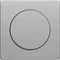 Q.x Aluminum front plate with knob for rotary dimmer