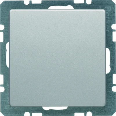 Q.x Embout avec plastron sans griffes d'écartement, velours d'aluminium laqué