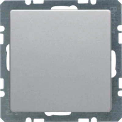 Q.x Embout avec plastron sans griffes d'écartement, velours d'aluminium laqué