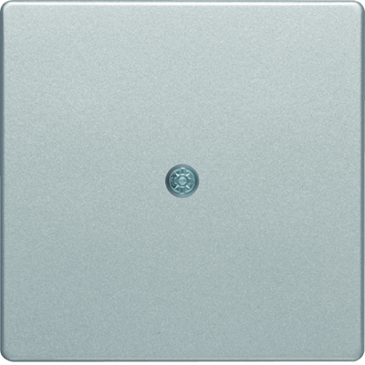 Q.x Front plate for cable connection lacquered aluminum velvet