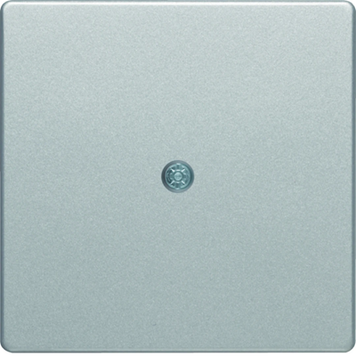 Q.x Front plate for cable connection lacquered aluminum velvet