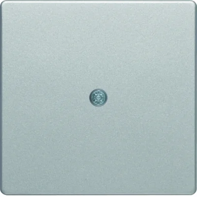 Q.x Front plate for cable connection lacquered aluminum velvet