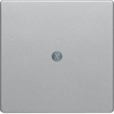 Q.x Front plate for cable connection lacquered aluminum velvet