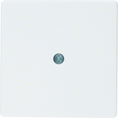 Q.x Front plate for cable connection, white