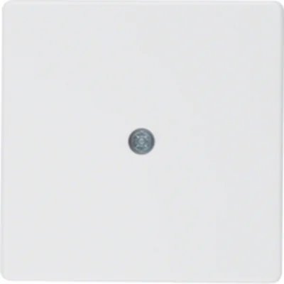Q.x Front plate for cable connection, white