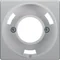 Q.x Front plate for E14 light indicator aluminum