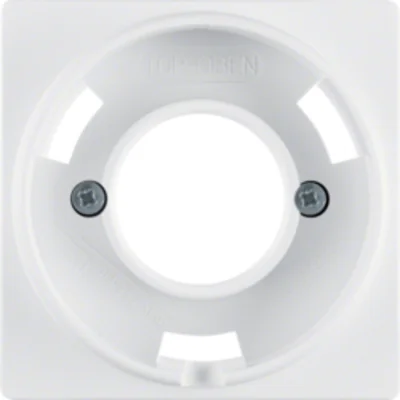 Q.x Front plate for E14 light indicator white