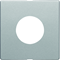 Q.x Front plate for switch and light indicator E10 aluminium