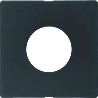 Q.x Front plate for switch and light indicator E10 anthracite
