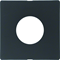 Q.x Front plate for switch and light indicator E10 anthracite