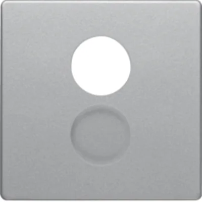 Q.x Frontplatte für Lautsprecherbuchse und Miniatur-Aluminiumanschlüsse