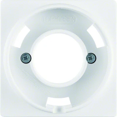Q.x Placa frontal para intermitente semáforo E14, blanco