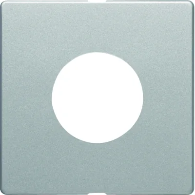 Q.x Placa frontal para interruptor y señal luminosa de aluminio E10