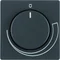 Q.x Plaque frontale avec bouton pour variateur de vitesse anthracite