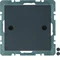 Q.x Tapa final con placa frontal, terciopelo antracita