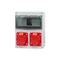 R-240 8M distribution board - 2x32A 5p IP44 sockets