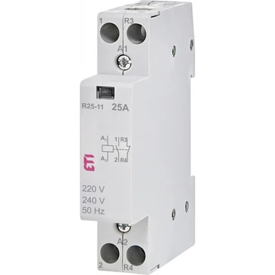 R 25-11 230V Modular contactor 25A NO and NC contact (1 module 2 poles)