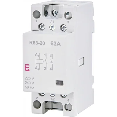 R 40-02 230V Modular contactor 40A 2 break contacts (2 modules 2 poles)