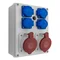 R-BOX 240 distribution board: 2x32A/5P, 4x250V, 400V, IP44, 1x thermal relay