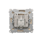 R-TV-DATA-Buchse (Modul) beige