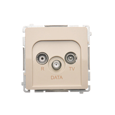 R-TV-DATA-Buchse (Modul) beige