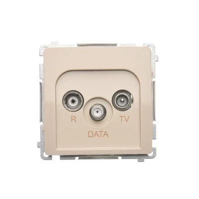 R-TV-DATA-Buchse (Modul) beige